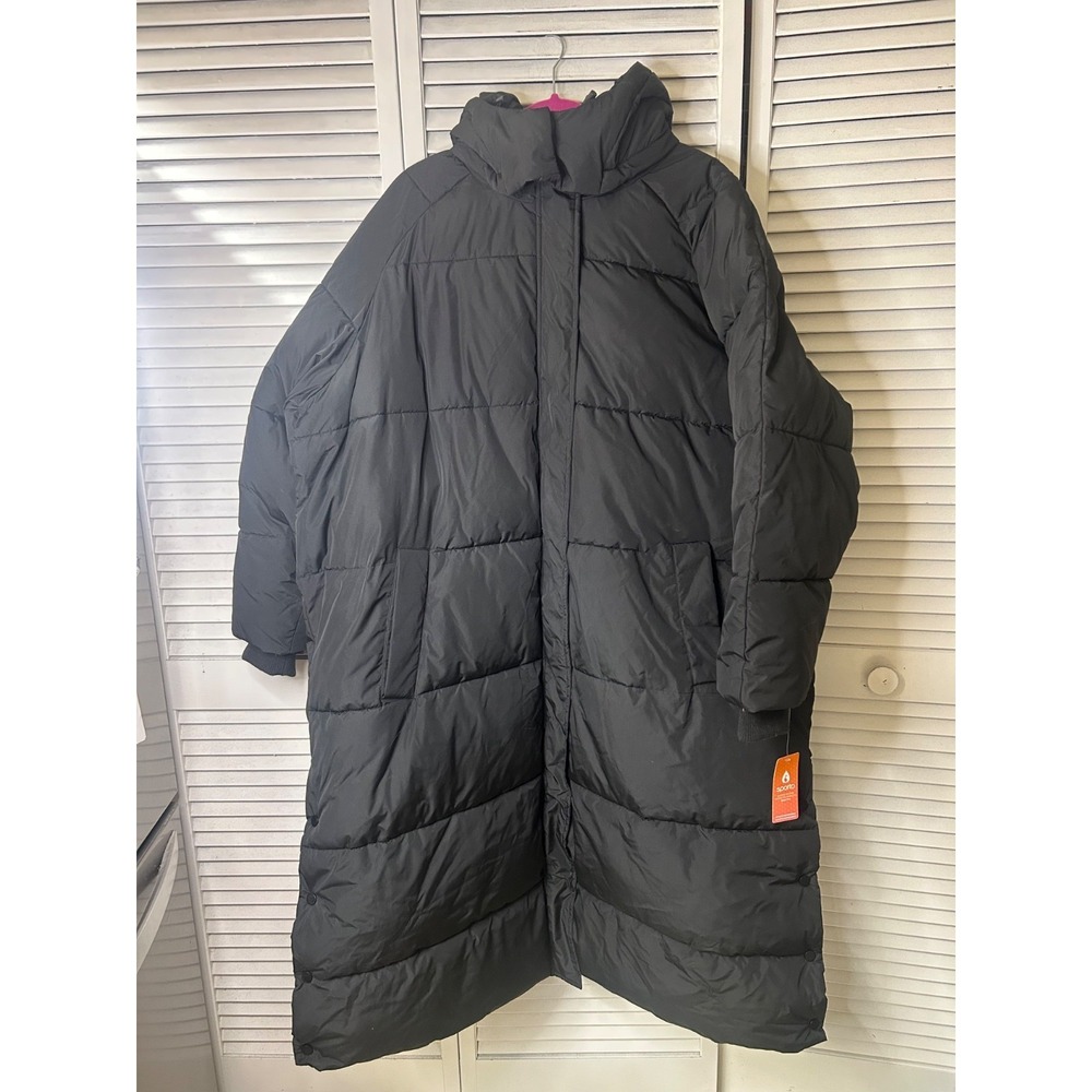 Sporto Black Women's Puffer Coat Size 3X